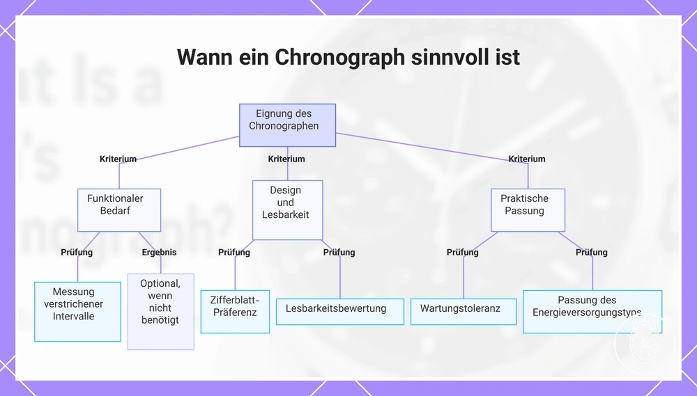 Wann ein Chronograph sinnvoll ist