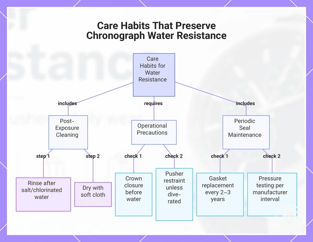 Care Habits That Preserve Chronograph Water Resistance
