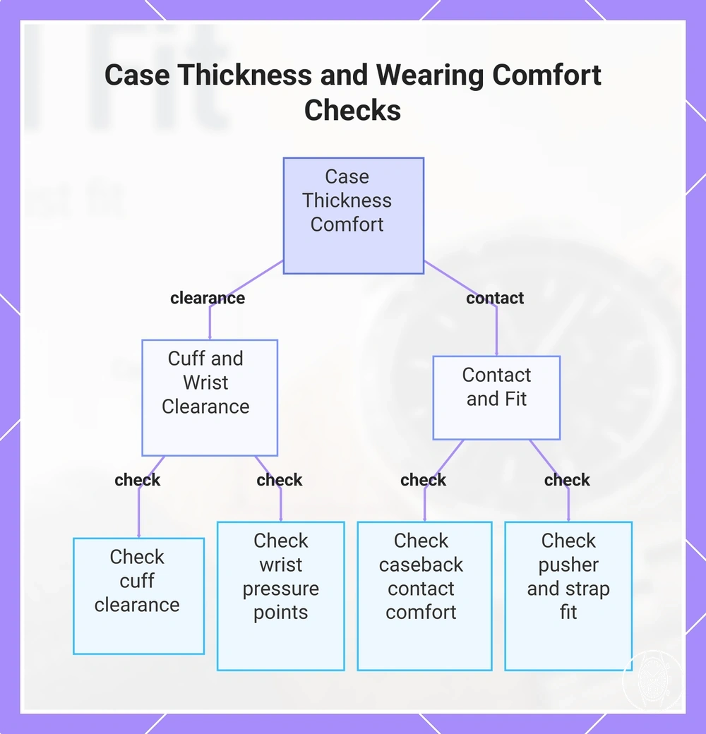 Case Thickness and Wearing Comfort Checks
