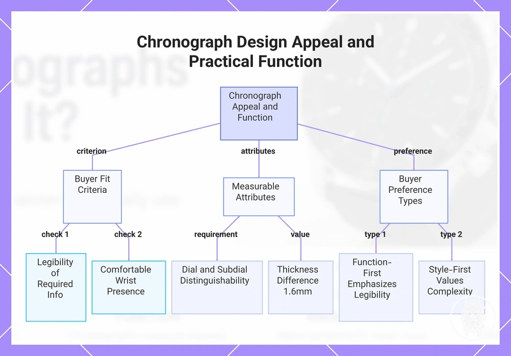 Chronograph Design Appeal and Practical Function