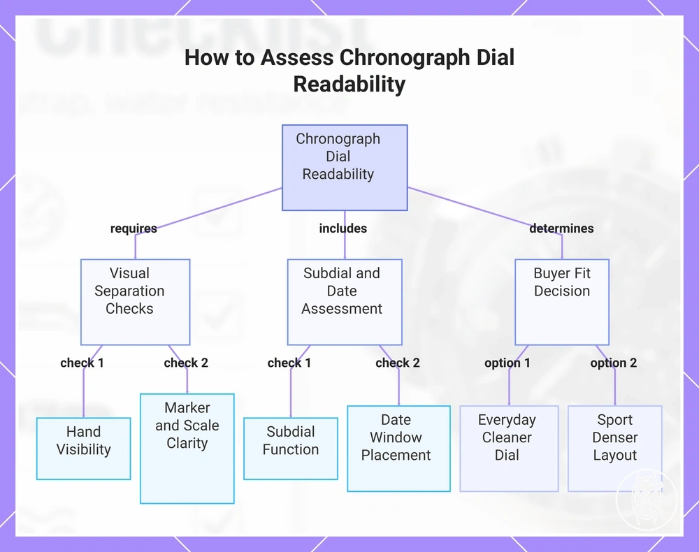 How to Assess Chronograph Dial Readability