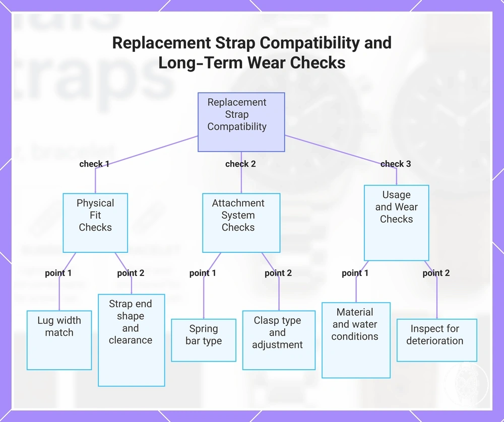 Replacement Strap Compatibility and Long-Term Wear Checks