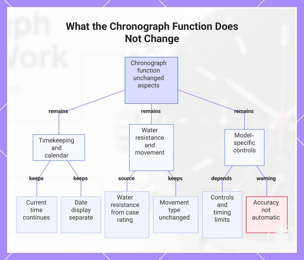 What the Chronograph Function Does Not Change