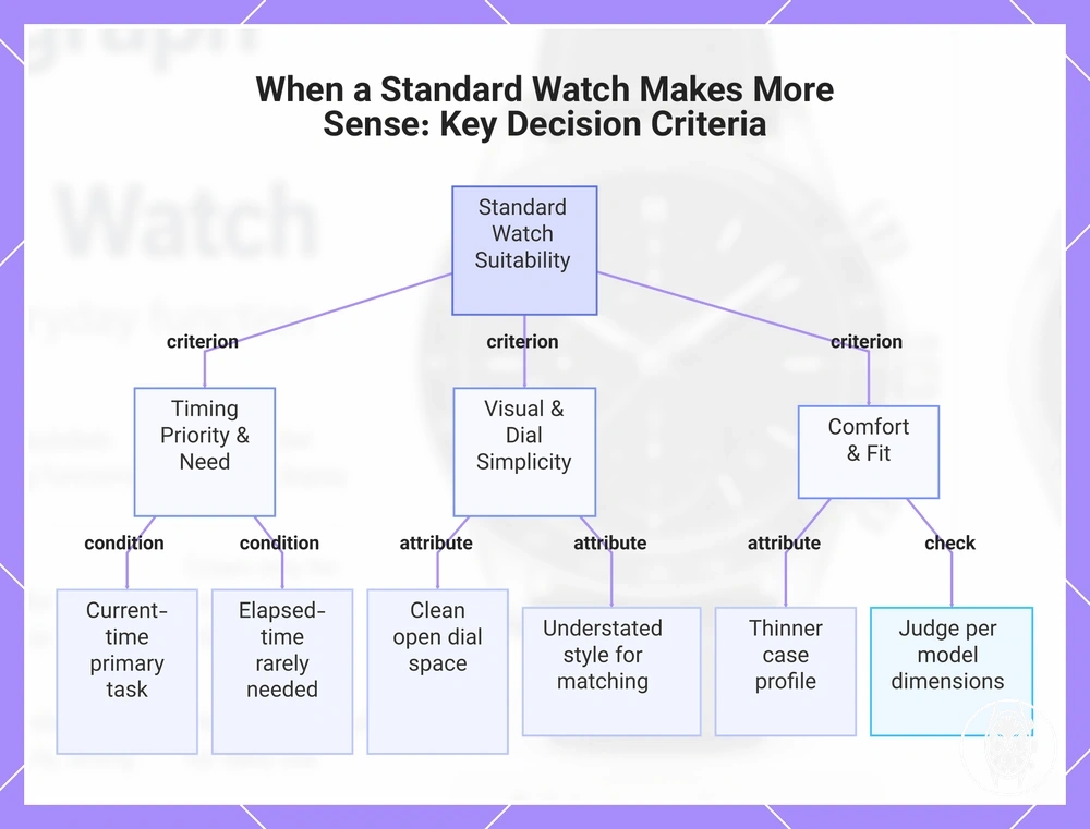 When a Standard Watch Makes More Sense: Key Decision Criteria