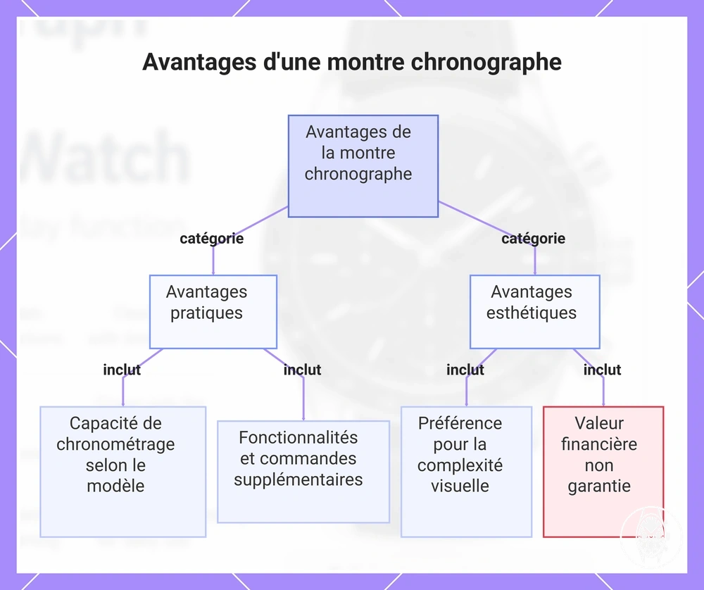 Avantages d'une montre chronographe