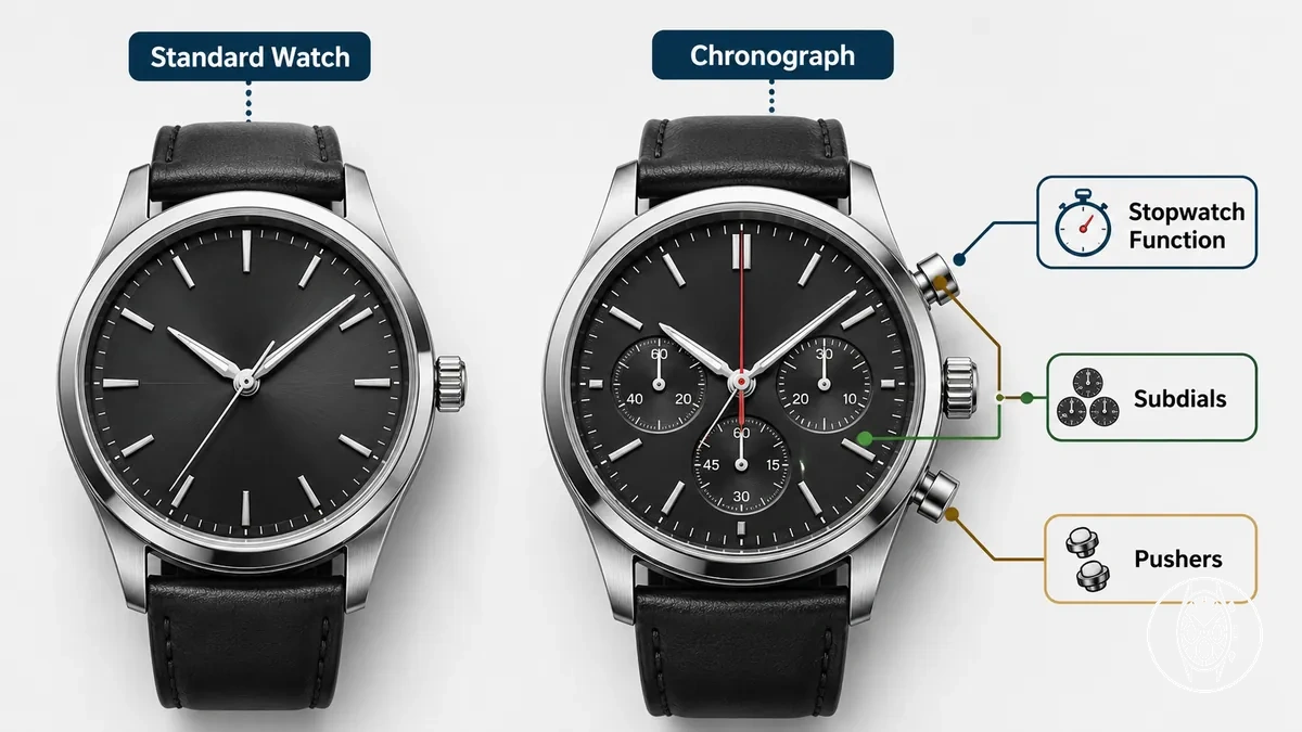 Ce que chronographe ajoute