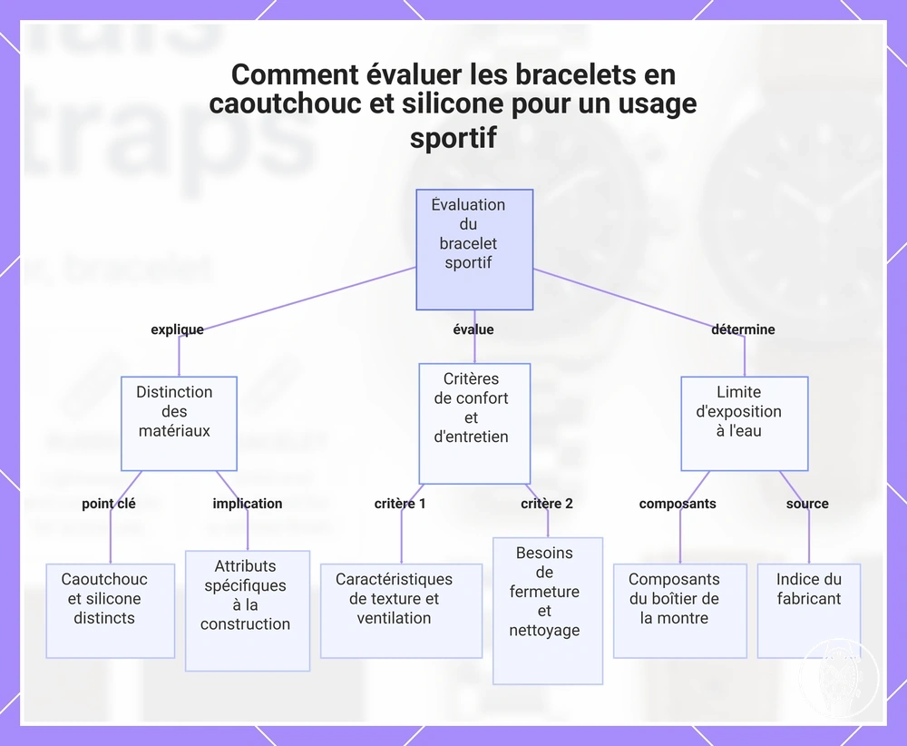 Comment évaluer les bracelets en caoutchouc et silicone pour un usage sportif