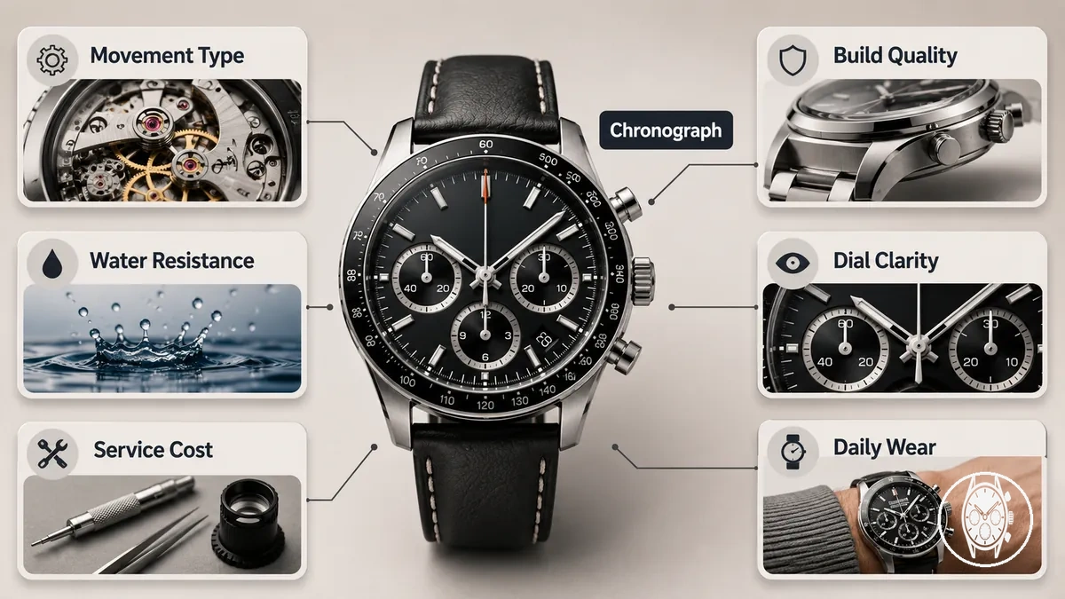Facteurs valeur chronographe