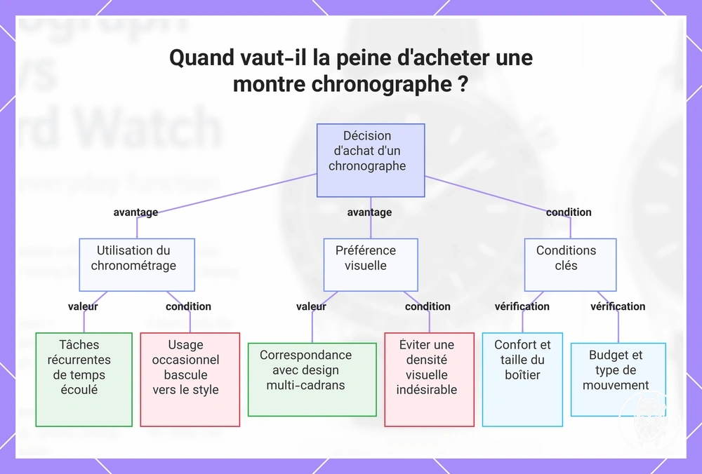 Quand vaut-il la peine d'acheter une montre chronographe ?