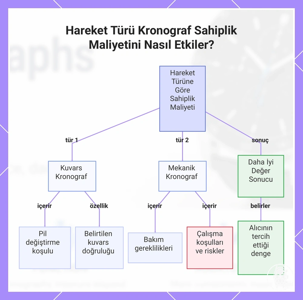 Hareket Türü Kronograf Sahiplik Maliyetini Nasıl Etkiler?