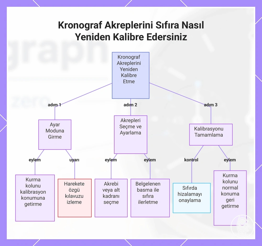 Kronograf Akreplerini Sıfıra Nasıl Yeniden Kalibre Edersiniz