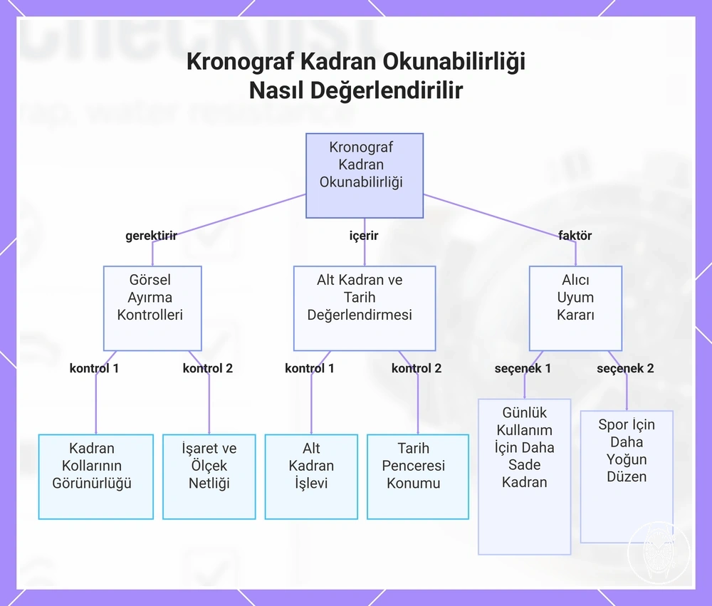 Kronograf Kadran Okunabilirliği Nasıl Değerlendirilir