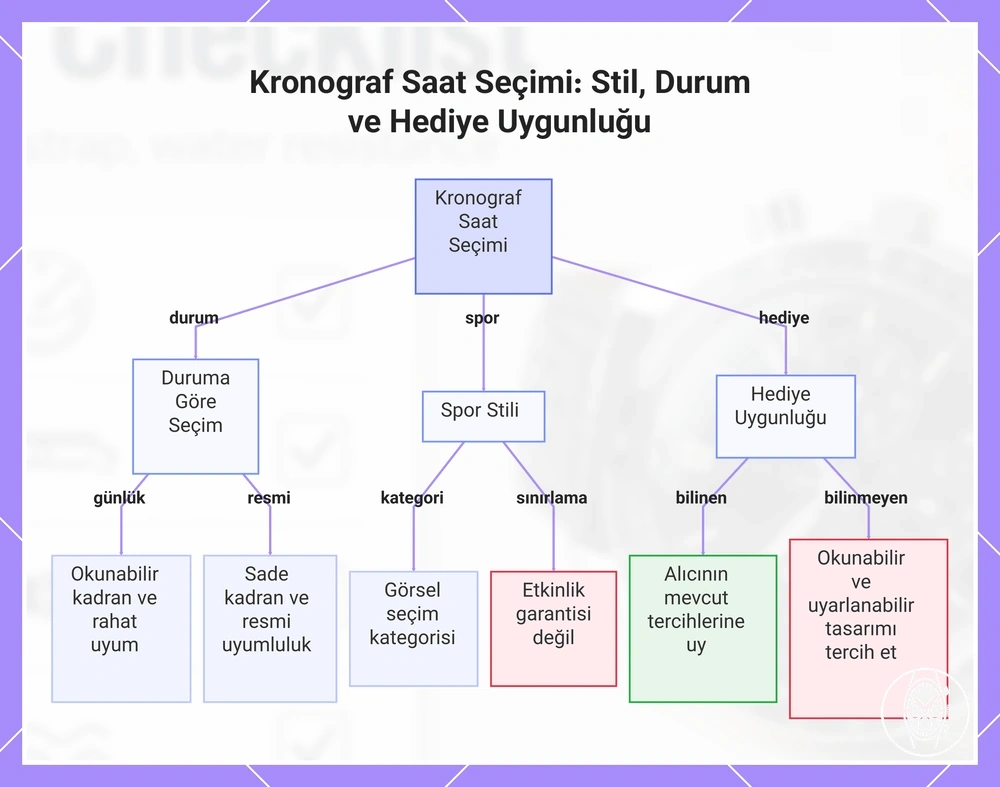 Kronograf Saat Seçimi: Stil, Durum ve Hediye Uygunluğu