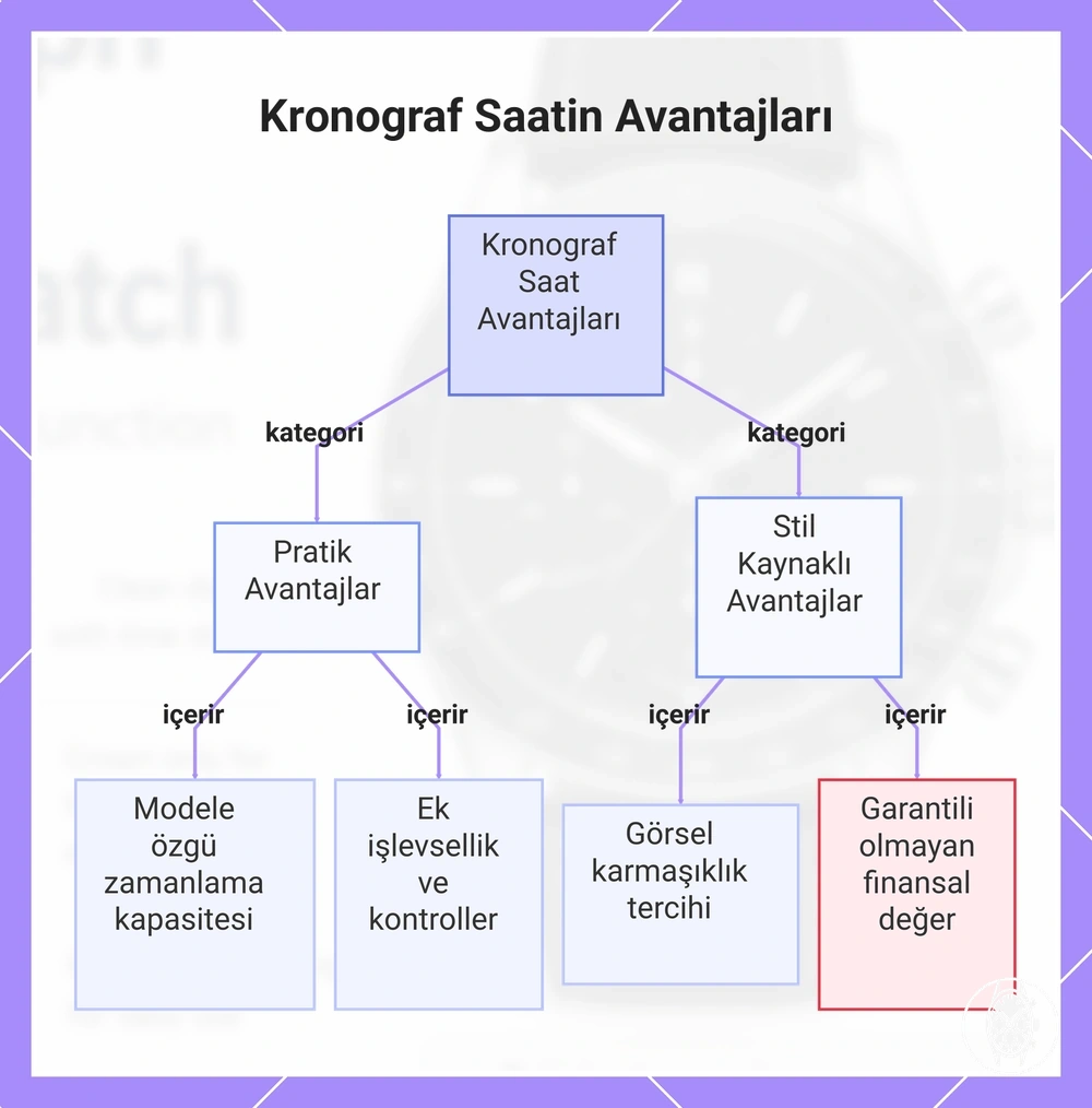 Kronograf Saatin Avantajları