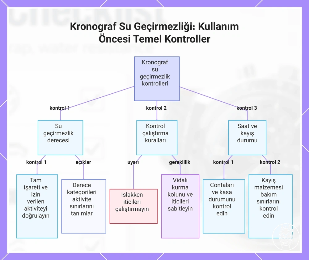 Kronograf Su Geçirmezliği: Kullanım Öncesi Temel Kontroller
