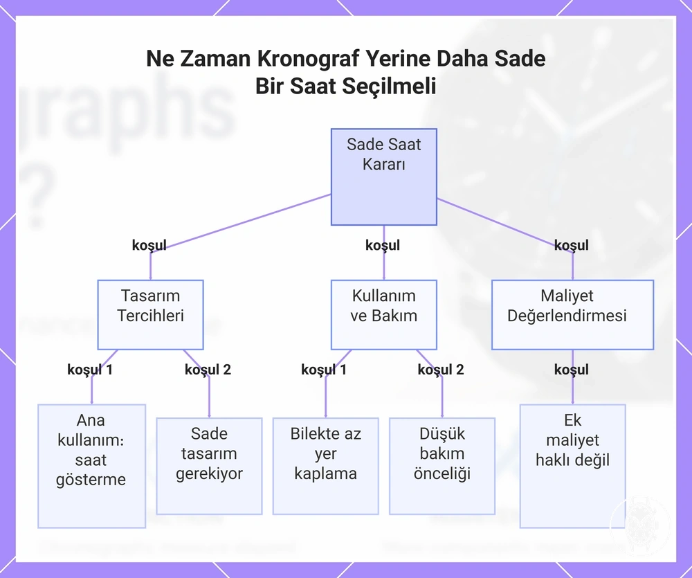 Ne Zaman Kronograf Yerine Daha Sade Bir Saat Seçilmeli