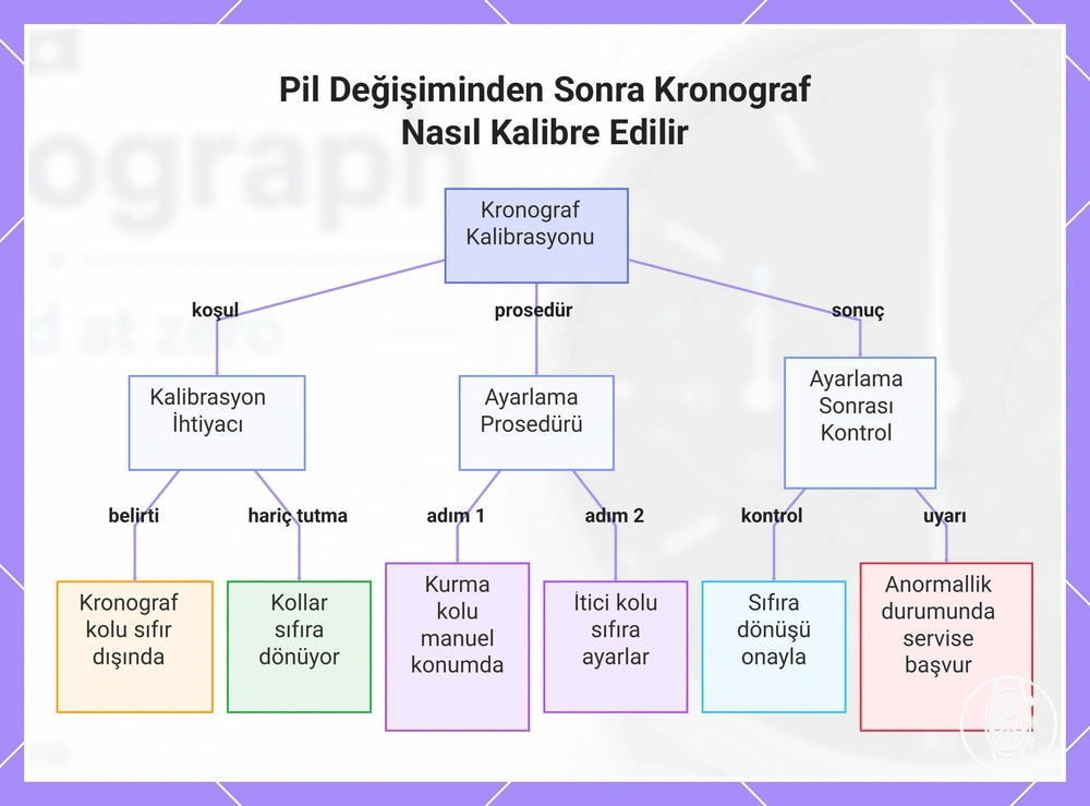 Pil Değişiminden Sonra Kronograf Nasıl Kalibre Edilir