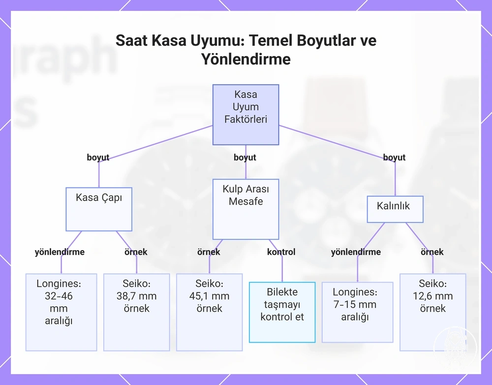 Saat Kasa Uyumu: Temel Boyutlar ve Yönlendirme