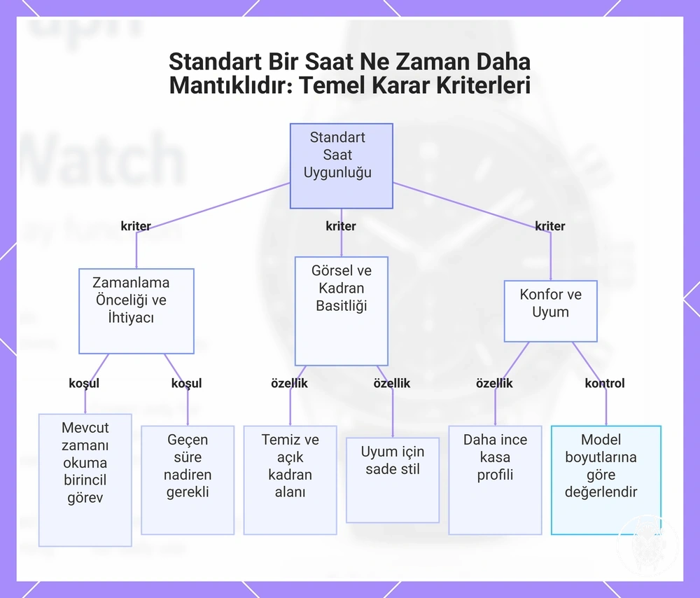 Standart Bir Saat Ne Zaman Daha Mantıklıdır: Temel Karar Kriterleri