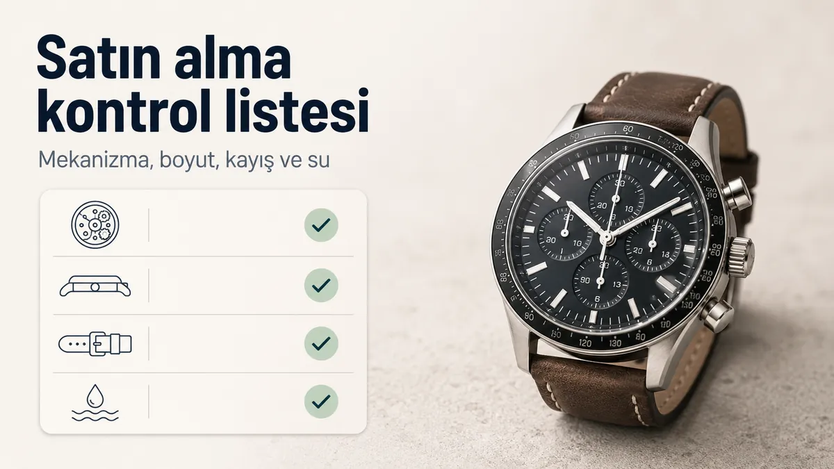 Mekanizma, boyut, kayış ve suya dayanıklılık ölçütleriyle erkek kronograf saat seçim listesi