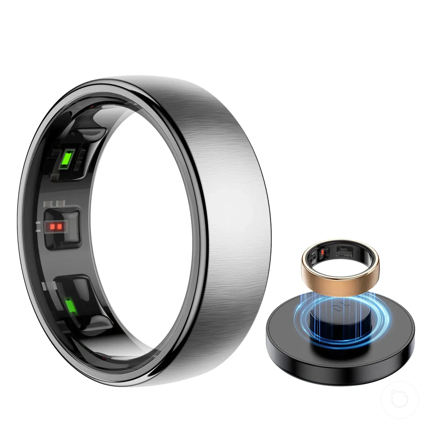 R10-Smartring mit Ladestation, Gesundheit, Schlaf, Herzfrequenzmessung und Wasserschutzangaben