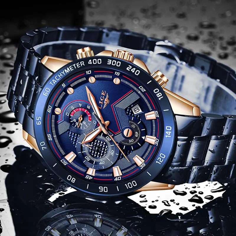 montre electronique vue de coté