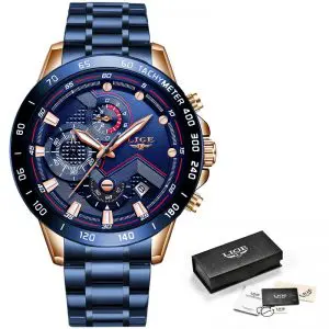 montre homme sport avec son emballage