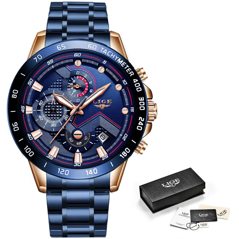 montre homme sport avec son emballage