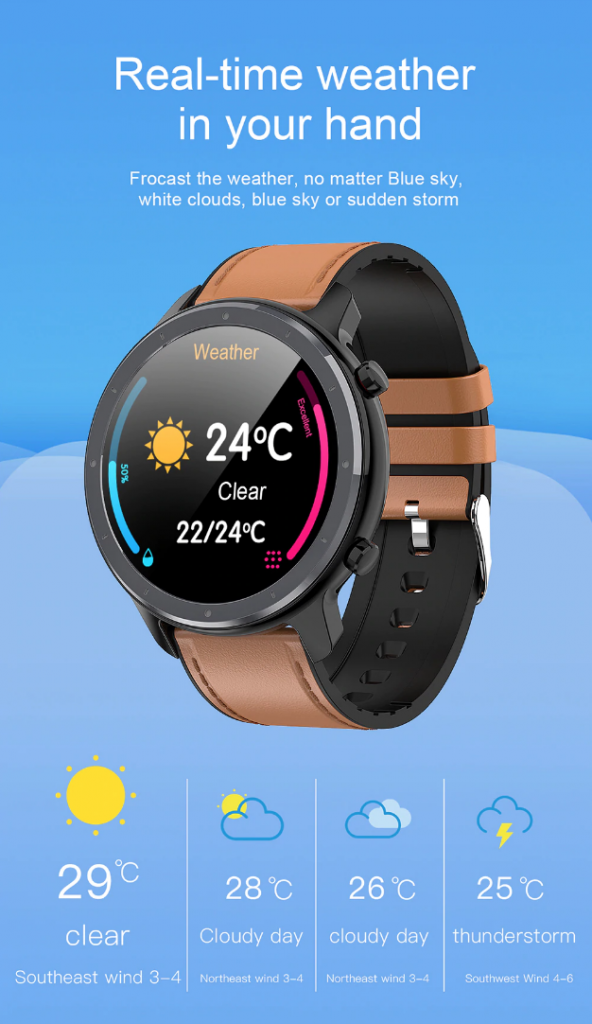 montres homme maroc vue Etat climat en temps réel