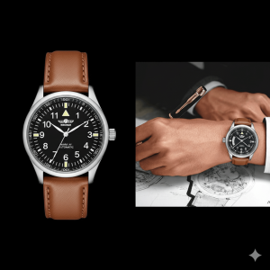 Montre WINNER Homme WN01 Matière Cuir et Acier Montre mécanique 4