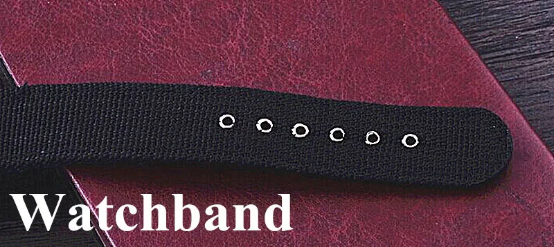 Montre militaire en nylon pour homme