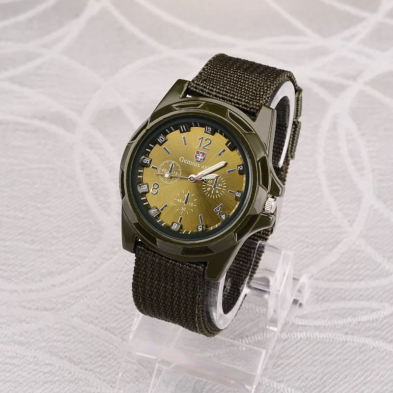Montre militaire en nylon pour homme
