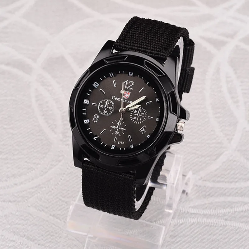 Montre militaire en nylon pour homme
