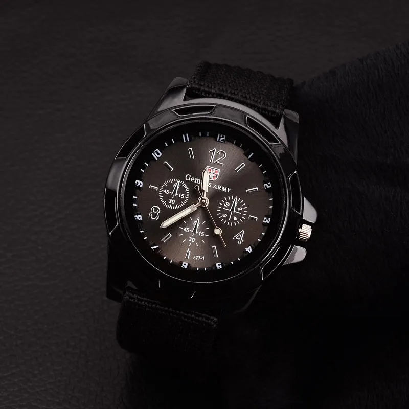 Montre militaire en nylon pour homme