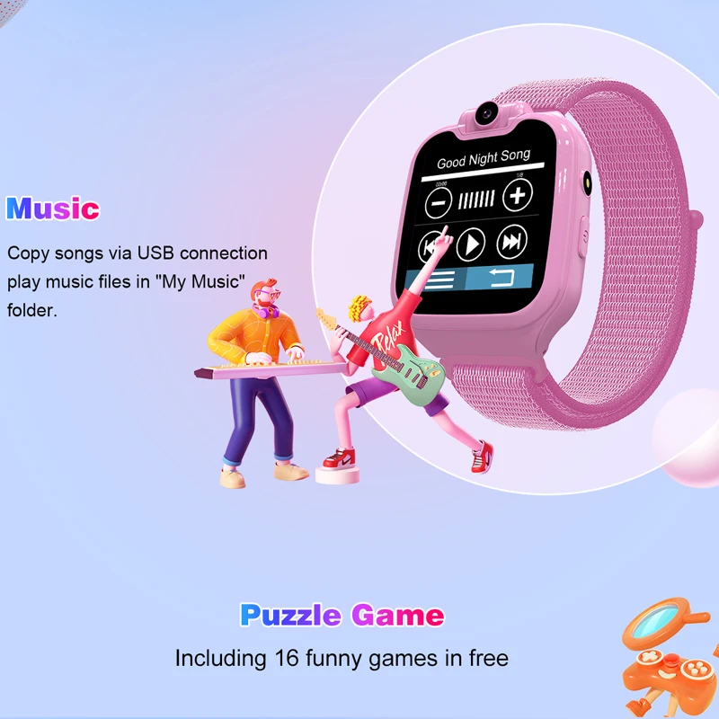 Montre Intelligente Enfit Pour Enfants Avec Find My (iOS) - Écran Tactile 4,83 Cm, 80 Modes Sport, IP68, Suivi Sommeil/Activité
