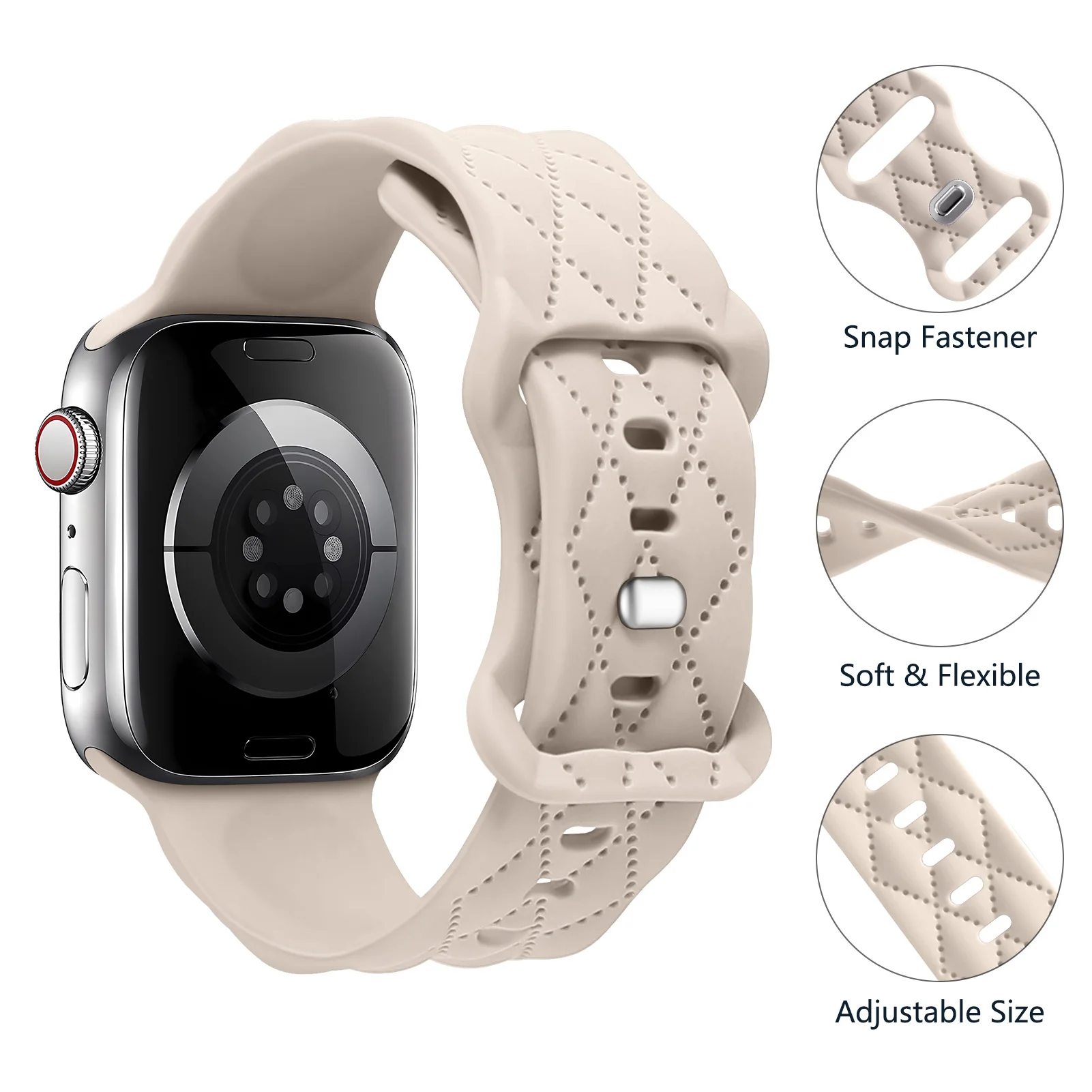 Bracelet en silicone pour Apple Watch Band