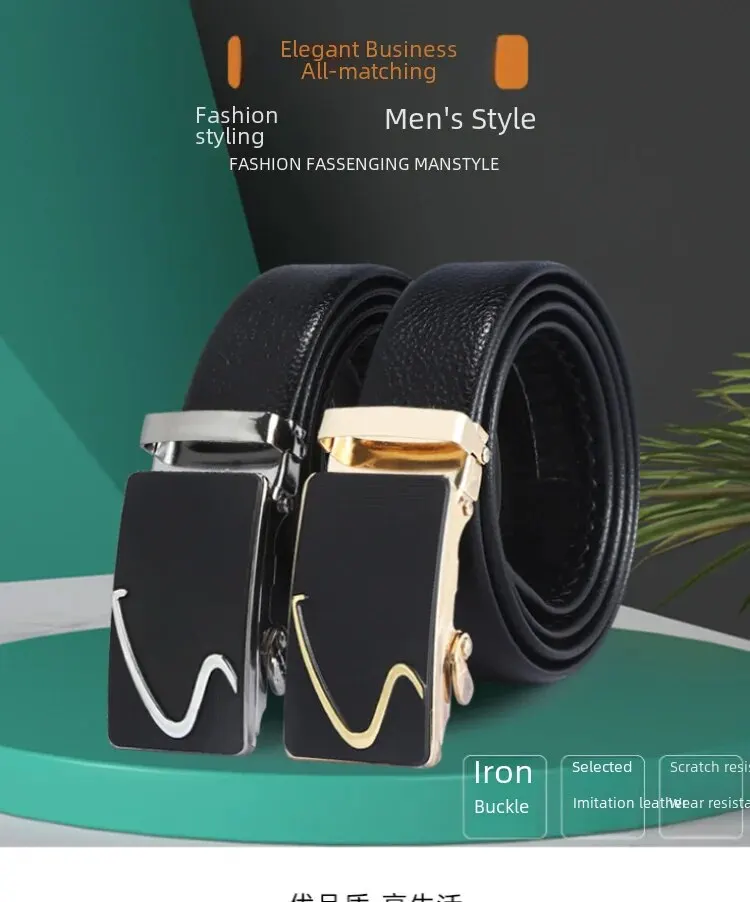 Ceinture en PU pour Homme