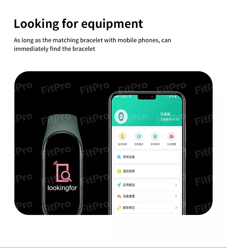 Bracelet Xiaomi-Montre intelligente étanche pour homme et femme