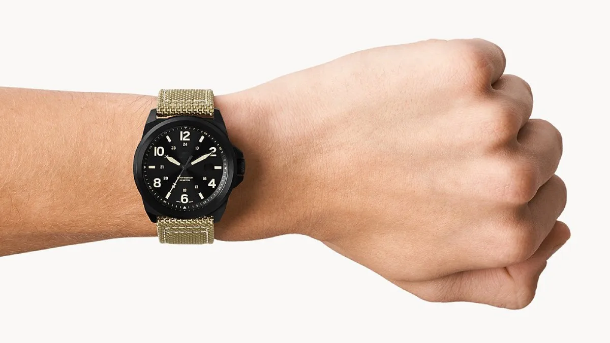 Bracelet en cuir cousu pour montre TPW Classic Field