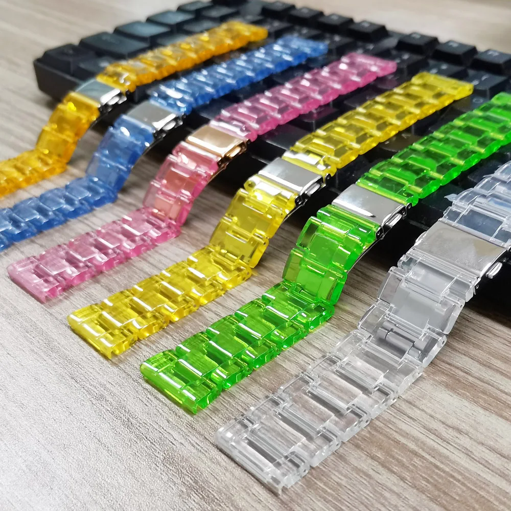 Lot De 10 Supports De Montre Transparents - Présentoir éclairant Pour Montres Et Bracelets - 9,5x5x3,4 Cm