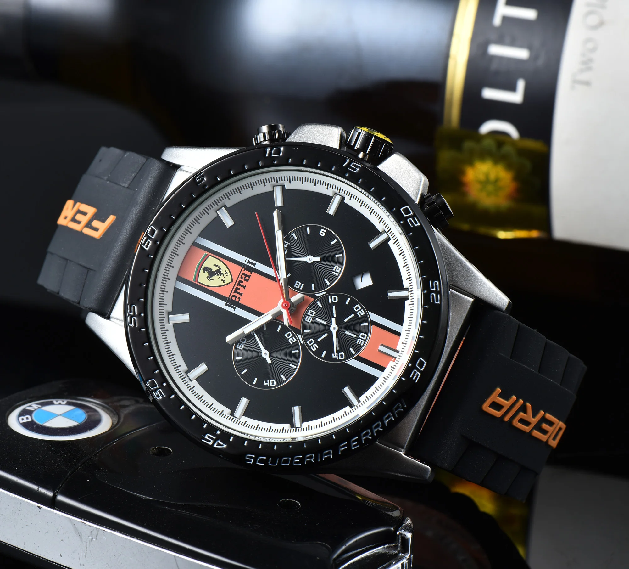 Montre à Quartz de Style Sportif pour Homme