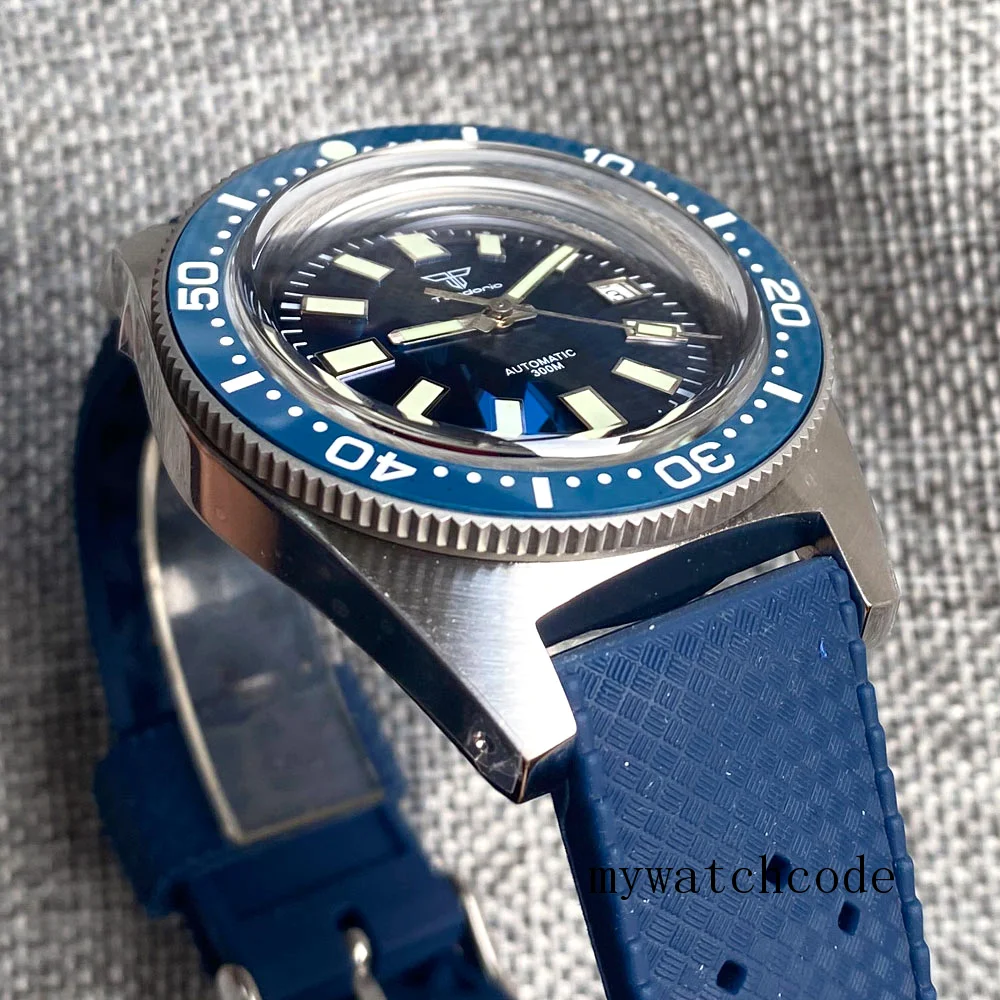 Montre De Plongée EXD VH31 En Titane - 38mm, Verre Saphir, étanche 200m, Bracelet Interchangeable, Mouvement Quartz Seconde Fluide - Pour Hommes
