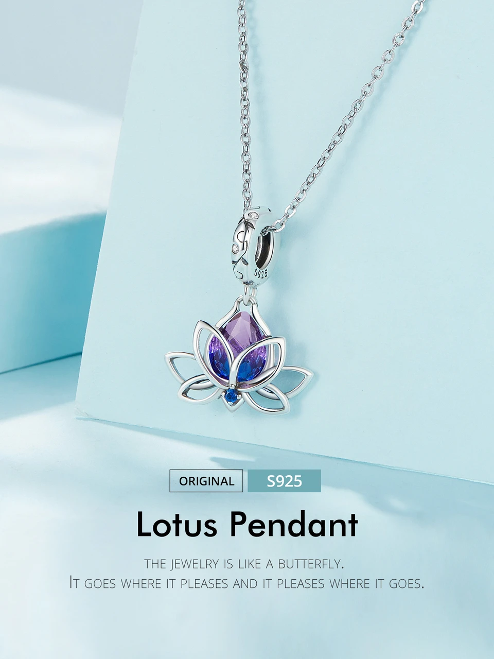 Pendentif fleur de lotus