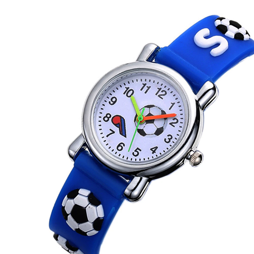 Montres de Football en Silicone pour enfants
