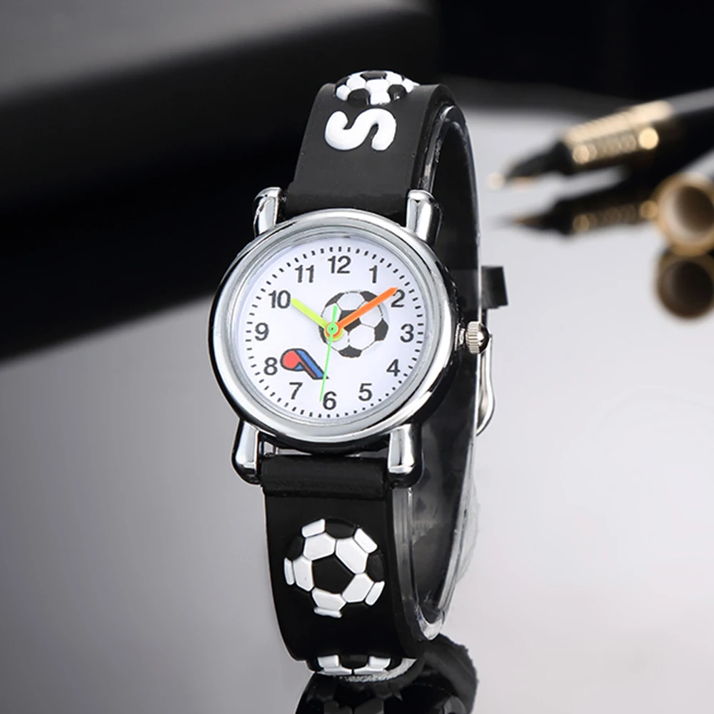 Montres de Football en Silicone pour enfants