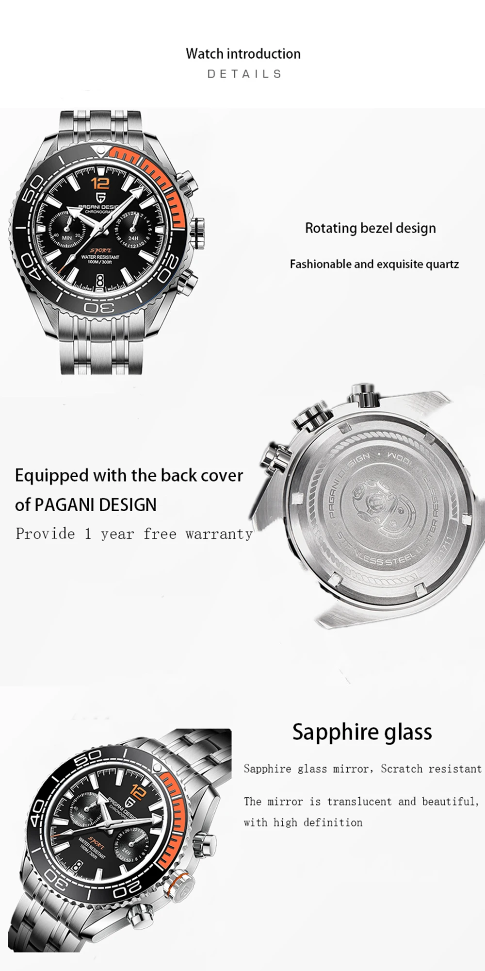 Montre PAGANI DESIGN