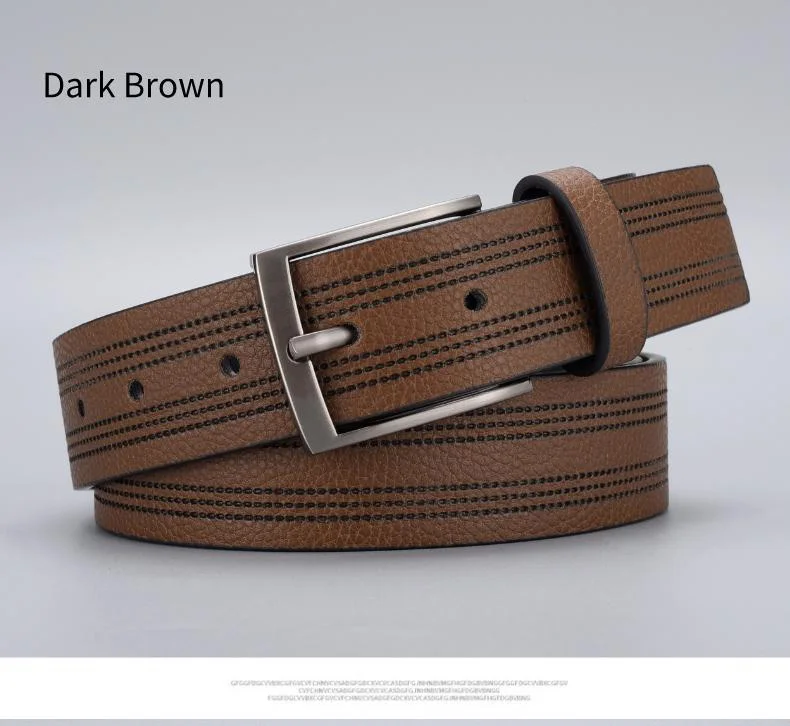 Ceinture bleue en cuir PU