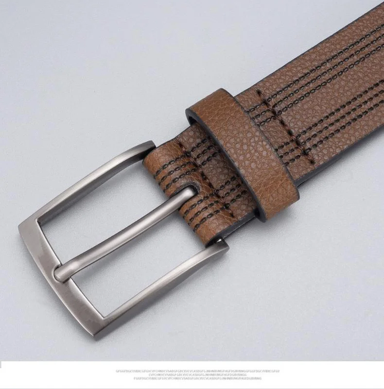 Ceinture bleue en cuir PU