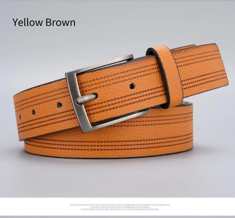 Ceinture bleue en cuir PU