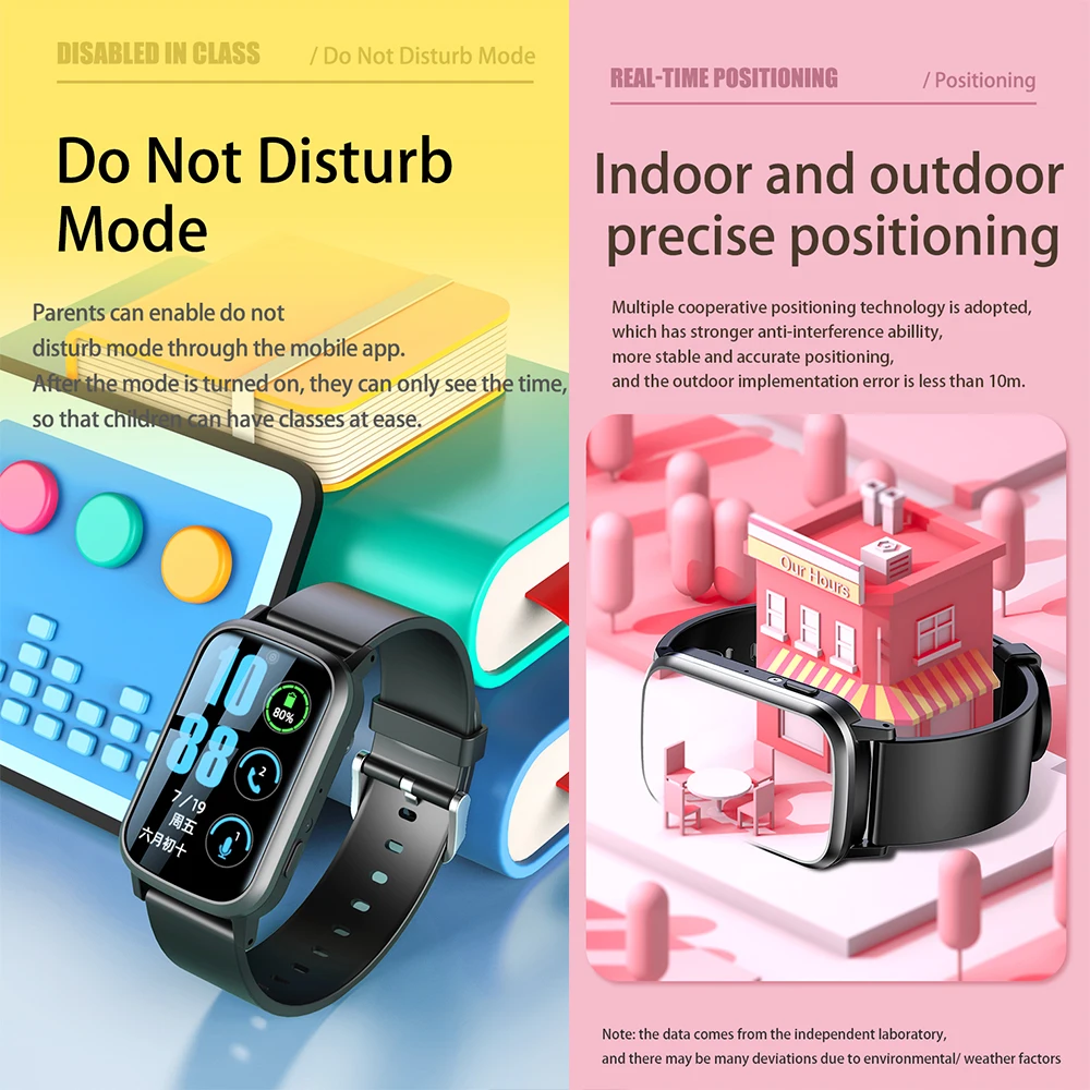 Montre Connectée Enfant Imoo Z1 - GPS 4G, Appels Vidéo, étanche IPX8 - Vert